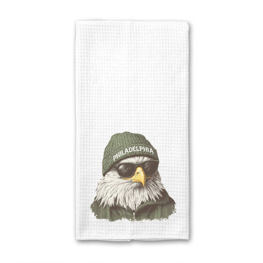 Philly Eagle Beanie Waffle Weave Towel