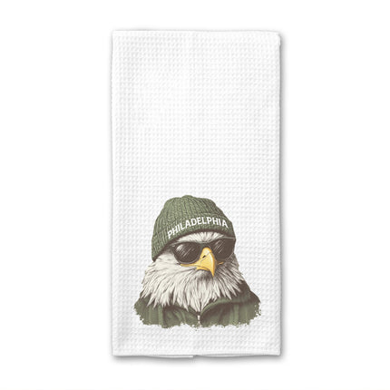 Philly Eagle Beanie Waffle Weave Towel