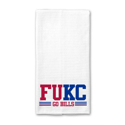 FuKC Go Bills Waffle Weave Towel