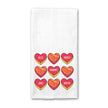 Kansas City Hearts Waffle Weave Towel