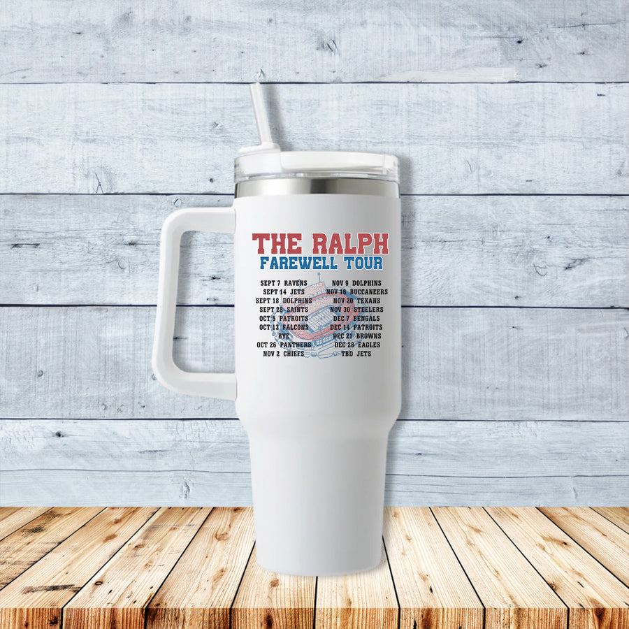 The Farewell Ralph Stadium Tour 40oz Travel Mug