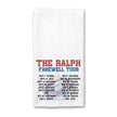 The Farewell Ralph Stadium Tour Waffle Weave Towel