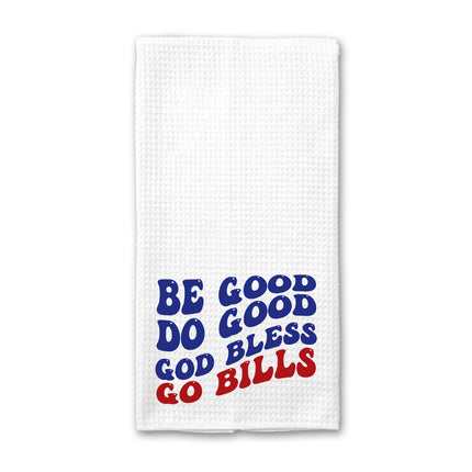Be Good Do Good God Bless Waffle Weave Towel
