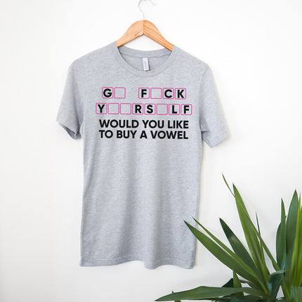 Would You Like To Buy a Vowel Unisex T-shirt