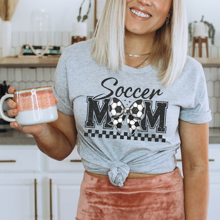 Soccer Mom Coquette Bow Unisex T-shirt