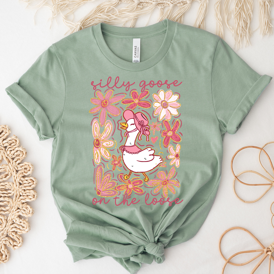 Silly Goose On The Loose Unisex T-Shirt