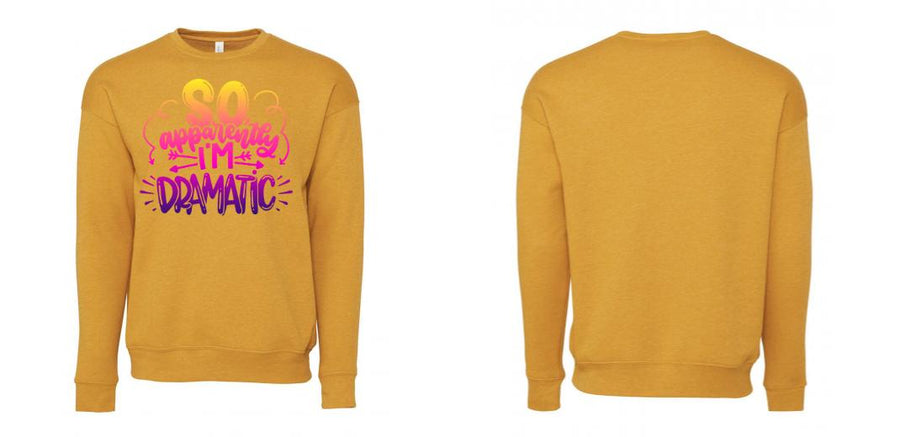 BELLA + CANVAS - Sponge Fleece Drop Shoulder Crewneck Sweatshirt - Design Your Own