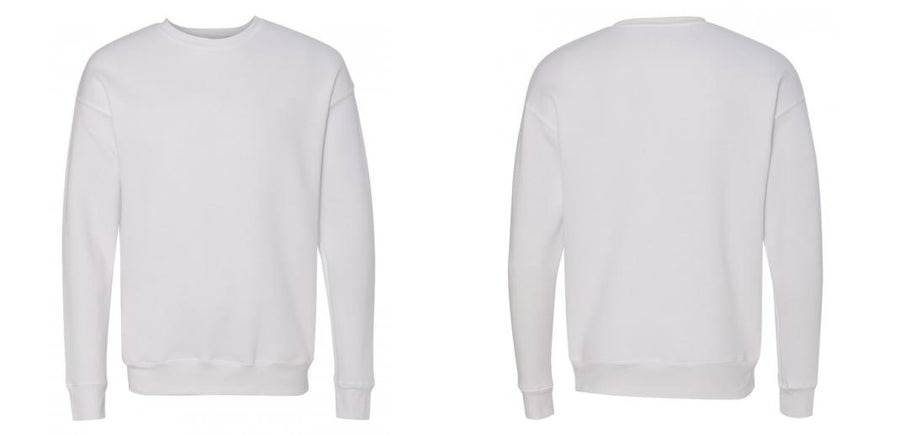 BELLA + CANVAS - Sponge Fleece Drop Shoulder Crewneck Sweatshirt - Design Your Own