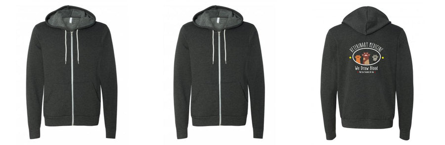 Unisex Fleece Zip Up - Design Your Own