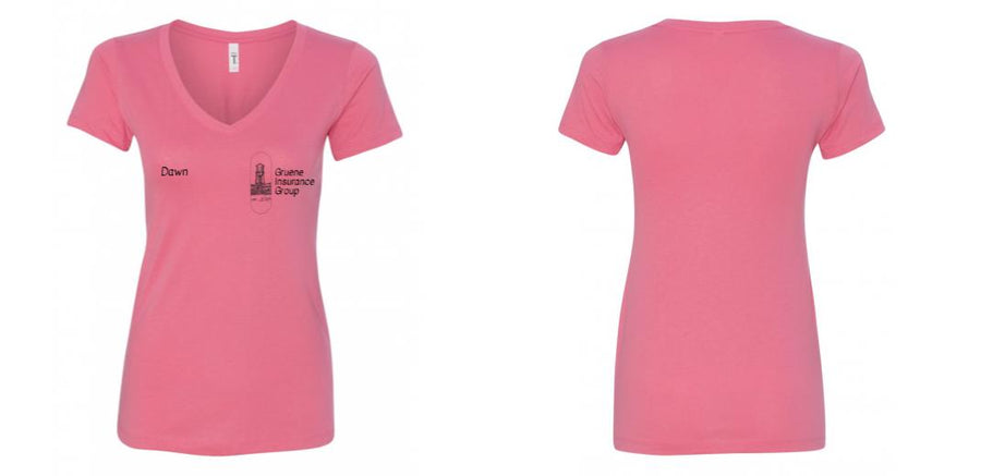 Next Level - Women's Ideal V-Neck T-Shirt - Design Your Own