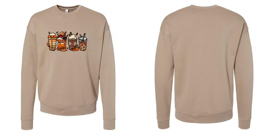 BELLA + CANVAS - Sponge Fleece Drop Shoulder Crewneck Sweatshirt - Design Your Own