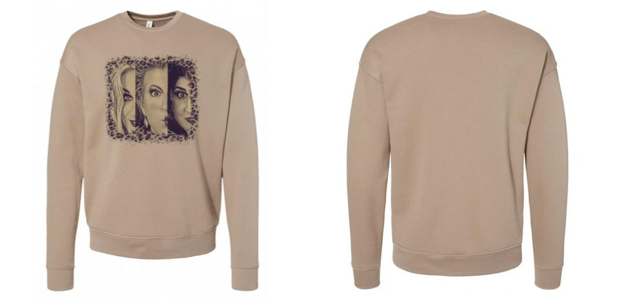 BELLA + CANVAS - Sponge Fleece Drop Shoulder Crewneck Sweatshirt - Design Your Own