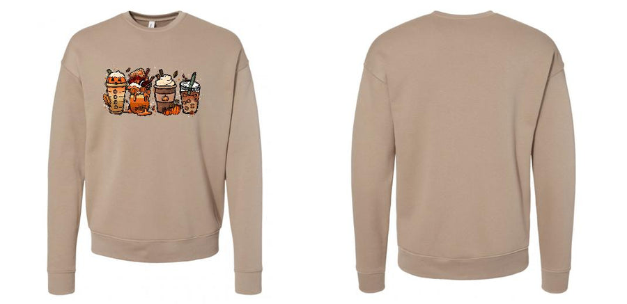 BELLA + CANVAS - Sponge Fleece Drop Shoulder Crewneck Sweatshirt - Design Your Own