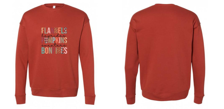 BELLA + CANVAS - Sponge Fleece Drop Shoulder Crewneck Sweatshirt - Design Your Own