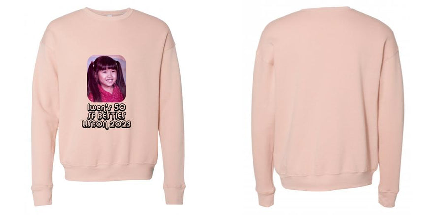 BELLA + CANVAS - Sponge Fleece Drop Shoulder Crewneck Sweatshirt - Design Your Own
