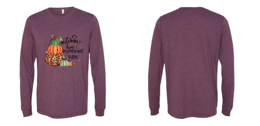 Unisex Triblend Long Sleeve Tee - Design Your Own
