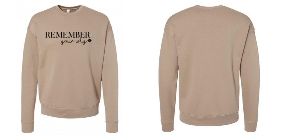 BELLA + CANVAS - Sponge Fleece Drop Shoulder Crewneck Sweatshirt - Design Your Own