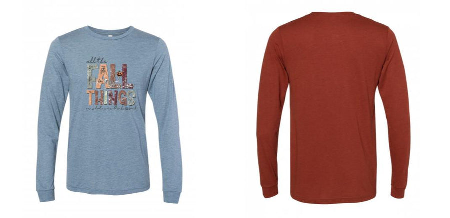 Unisex Triblend Long Sleeve Tee - Design Your Own