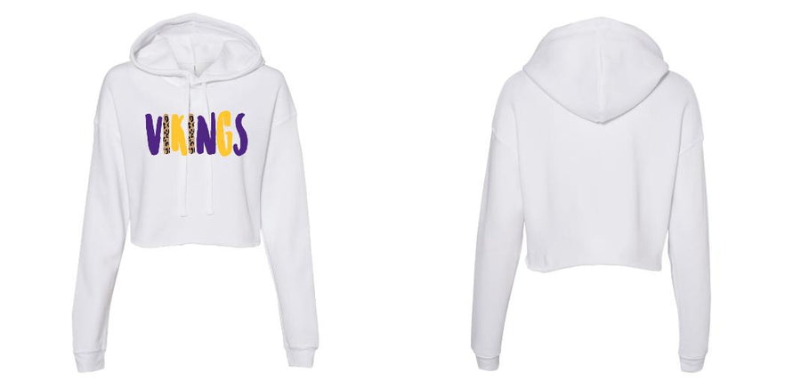 BELLA + CANVAS - Women's Crop Fleece Hoodie - Design Your Own