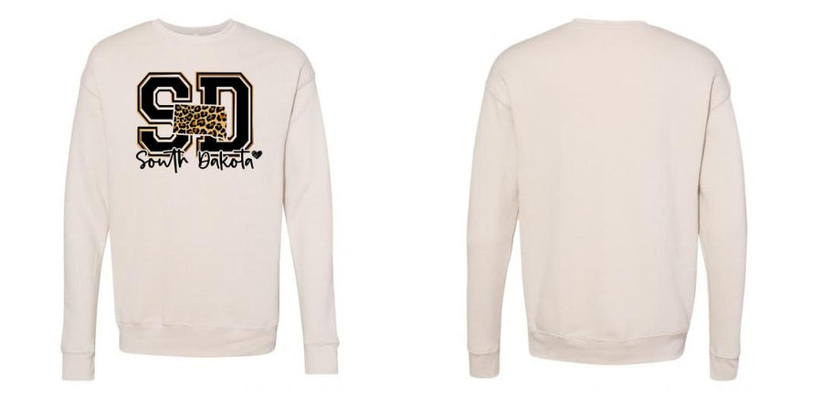 BELLA + CANVAS - Sponge Fleece Drop Shoulder Crewneck Sweatshirt - Design Your Own