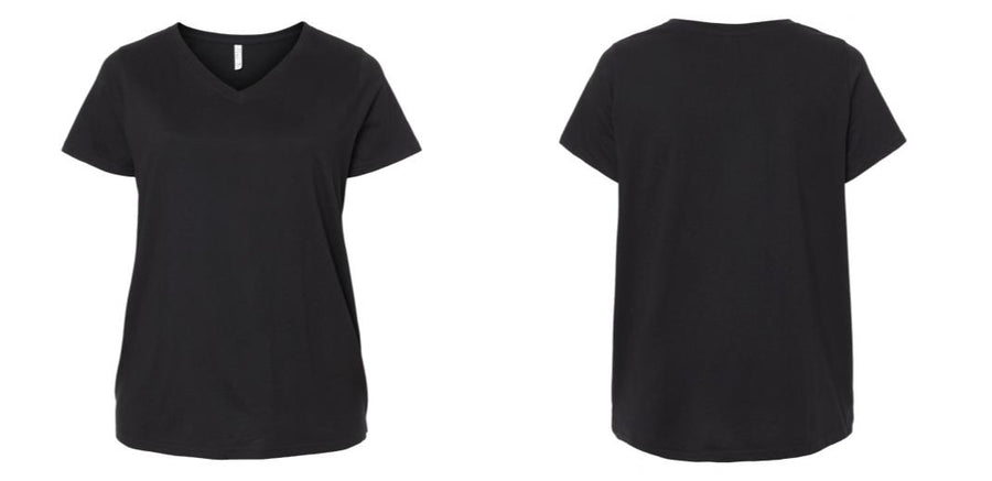 Curvy V-Neck - Design Your Own