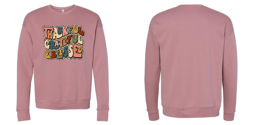 BELLA + CANVAS - Sponge Fleece Drop Shoulder Crewneck Sweatshirt - Design Your Own