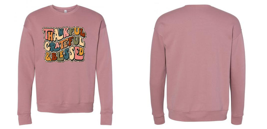 BELLA + CANVAS - Sponge Fleece Drop Shoulder Crewneck Sweatshirt - Design Your Own