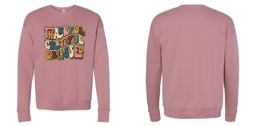 BELLA + CANVAS - Sponge Fleece Drop Shoulder Crewneck Sweatshirt - Design Your Own