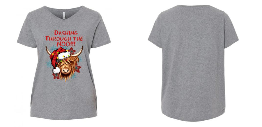 Curvy V-Neck - Design Your Own