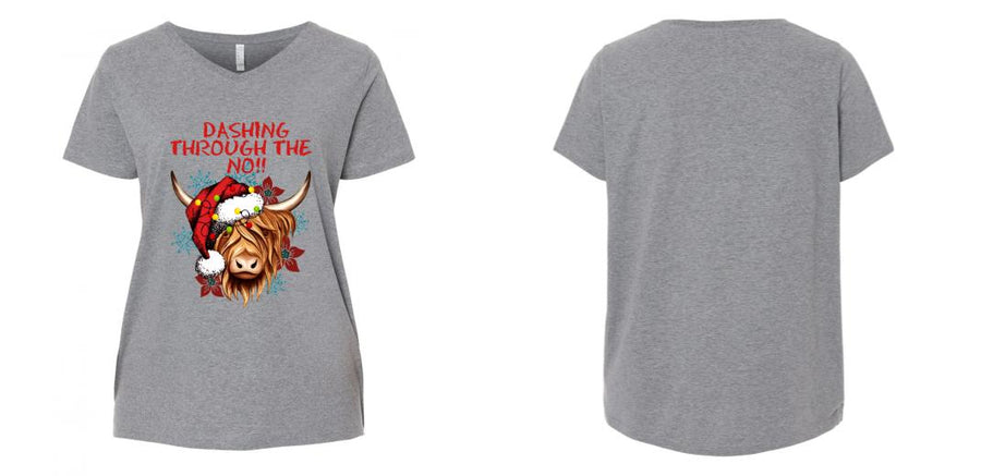 Curvy V-Neck - Design Your Own