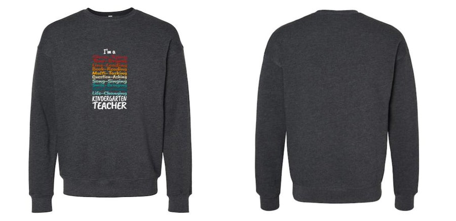 BELLA + CANVAS - Sponge Fleece Drop Shoulder Crewneck Sweatshirt - Design Your Own