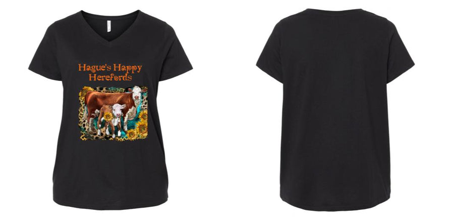 Curvy V-Neck - Design Your Own