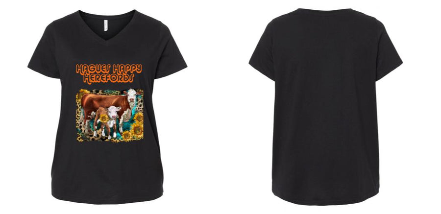 Curvy V-Neck - Design Your Own