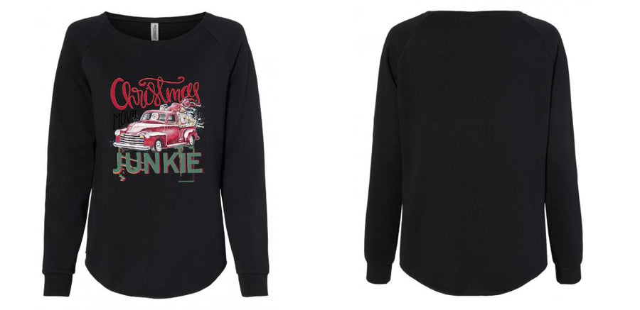 Women's California Wave Wash Crewneck Sweatshirt - Design Your Own