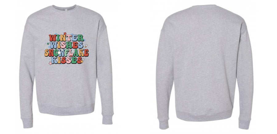 BELLA + CANVAS - Sponge Fleece Drop Shoulder Crewneck Sweatshirt - Design Your Own