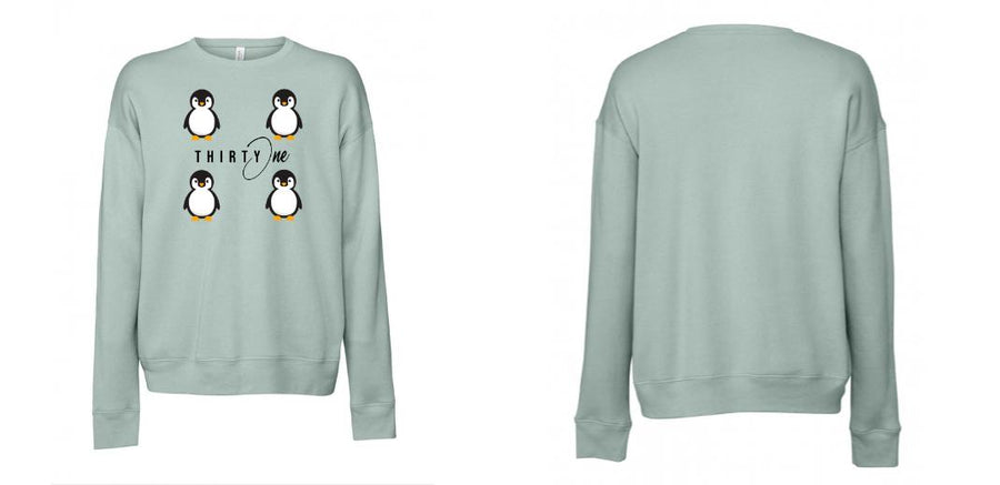 BELLA + CANVAS - Sponge Fleece Drop Shoulder Crewneck Sweatshirt - Design Your Own