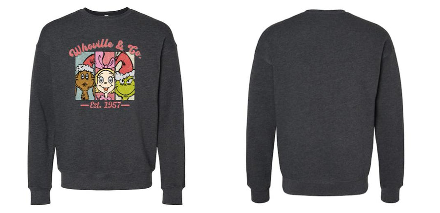 BELLA + CANVAS - Sponge Fleece Drop Shoulder Crewneck Sweatshirt - Design Your Own