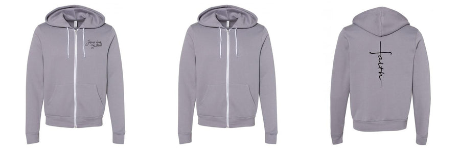 Unisex Fleece Zip Up - Design Your Own