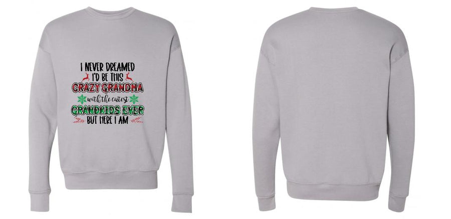 BELLA + CANVAS - Sponge Fleece Drop Shoulder Crewneck Sweatshirt - Design Your Own