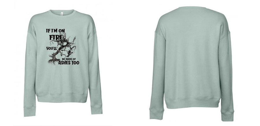 BELLA + CANVAS - Sponge Fleece Drop Shoulder Crewneck Sweatshirt - Design Your Own