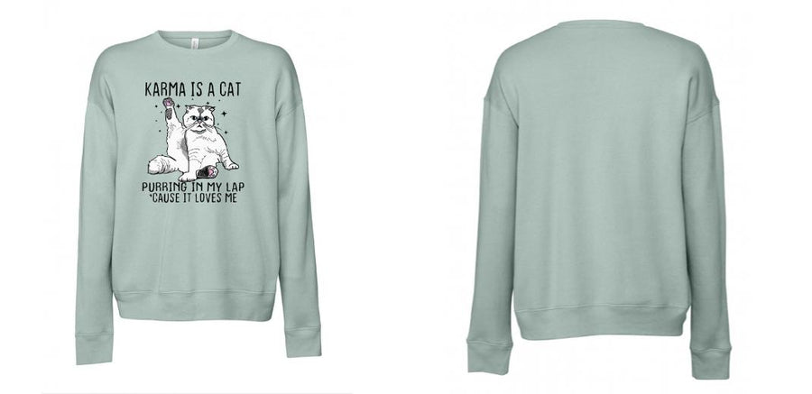 BELLA + CANVAS - Sponge Fleece Drop Shoulder Crewneck Sweatshirt - Design Your Own