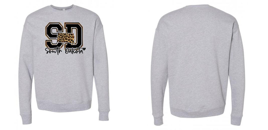 BELLA + CANVAS - Sponge Fleece Drop Shoulder Crewneck Sweatshirt - Design Your Own