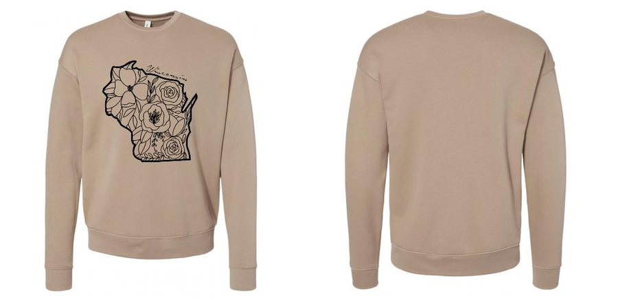 BELLA + CANVAS - Sponge Fleece Drop Shoulder Crewneck Sweatshirt - Design Your Own