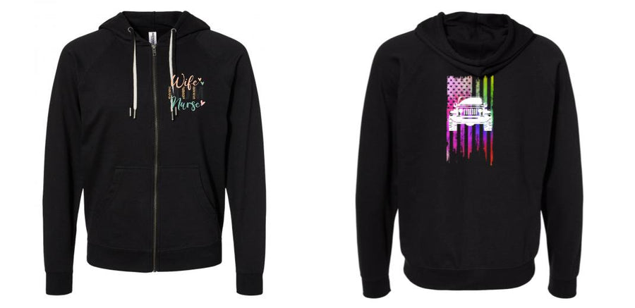 Lightweight Zip Up Hoodie - Design Your Own