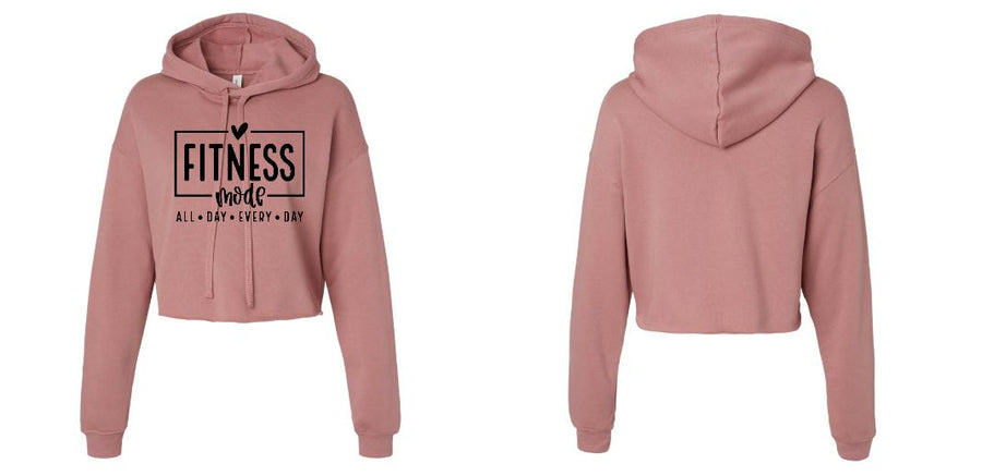 BELLA + CANVAS - Women's Crop Fleece Hoodie - Design Your Own