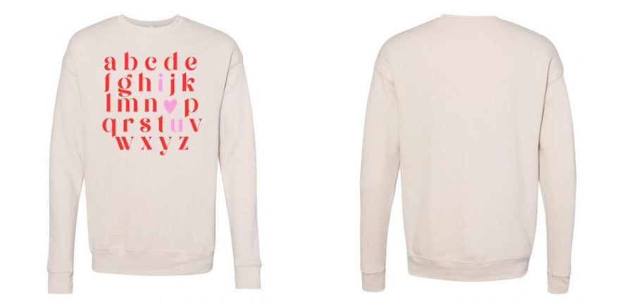 BELLA + CANVAS - Sponge Fleece Drop Shoulder Crewneck Sweatshirt - Design Your Own
