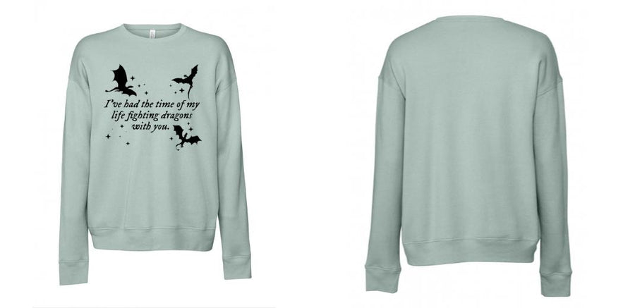 BELLA + CANVAS - Sponge Fleece Drop Shoulder Crewneck Sweatshirt - Design Your Own