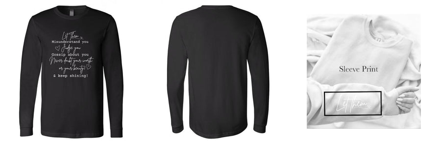 Long Sleeve T-Shirt - Design Your Own