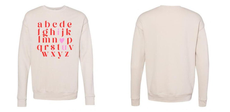 BELLA + CANVAS - Sponge Fleece Drop Shoulder Crewneck Sweatshirt - Design Your Own
