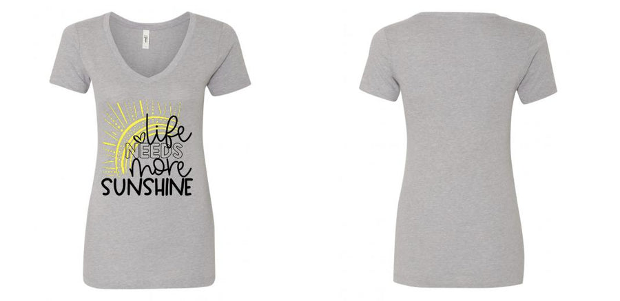 Next Level - Women's Ideal V-Neck T-Shirt - Design Your Own